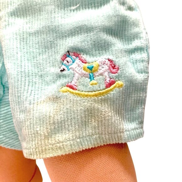 Vintage Russ Berrie Troll Doll Mint Green Hair Outfit 12” Collectible Plush Toy - Picture 3 of 9